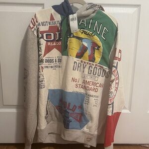 Polo by Ralph Lauren Multicolor Graphic Hoodie